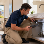 check for water leaks
