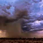Desert Monsoon Rain Storm