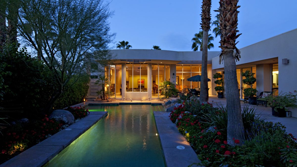 Palm Springs Home Winter
