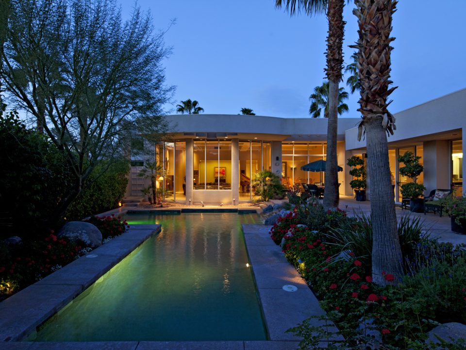 Palm Springs Home Winter